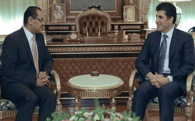  نێچیرڤان بارزانی پێشوازی لە كونسوڵی نوێی شانشینی ئوردن کرد 